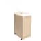 Household Essentials Narrow Collapsible Laundry Hamper with Liner & Lid